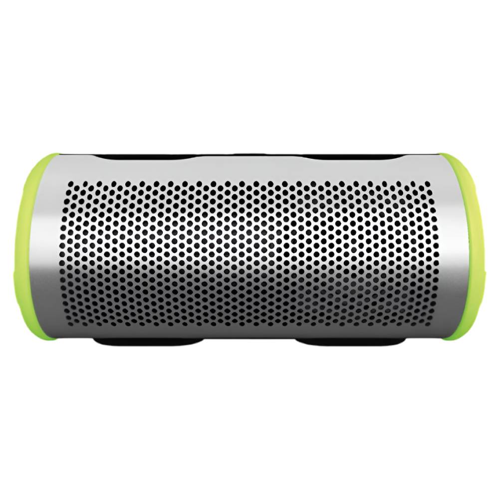 Braven Stryde 360 Degree Sound Bluetooth Speaker – Silver/Green - POP Phones, New Zealand