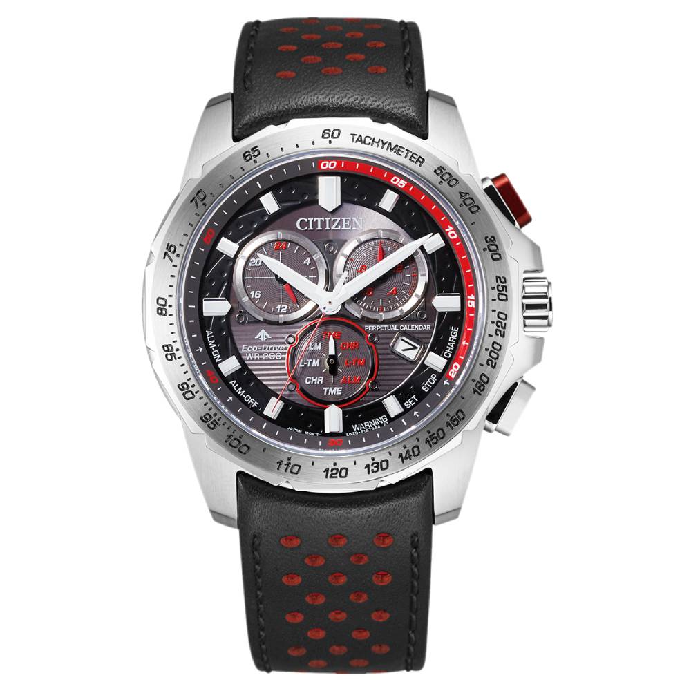 Citizen Promaster MX Black Dial Leather Strap Men’s Watch (BL5570-01E) - POP Phones, New Zealand