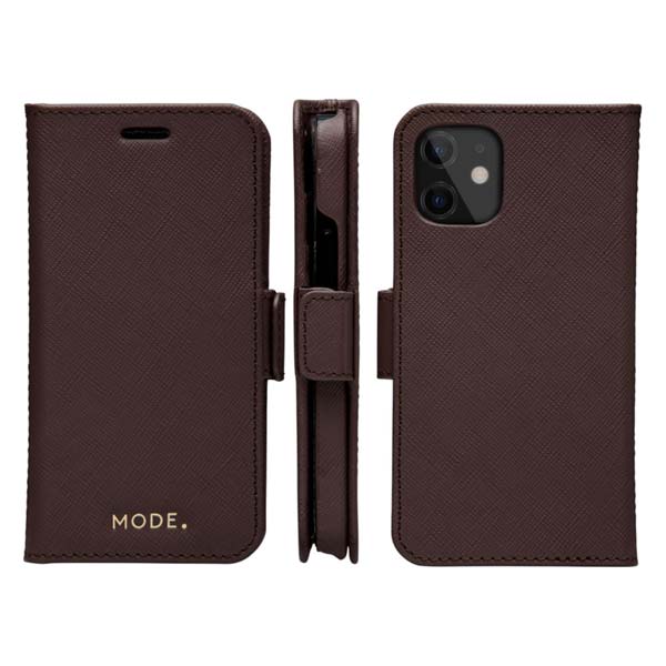 Dbramante New york /Milano Case (Suits iPhone 12 Mini) - Dark Chocolate