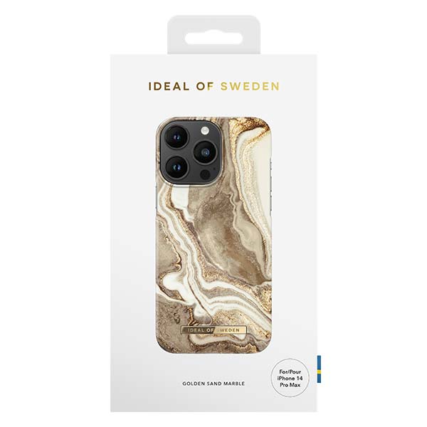 Ideal of Sweden Golden Sand Marble Case (Suits iPhone 14 Pro/14 Pro Max)