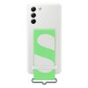 Samsung Galaxy S21 FE Silicone Cover with Strap - White