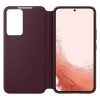 Samsung Smart Clear View Cover (Suits Galaxy S22) - Burgundy