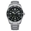 Citizen Eco-Drive Black Dial Marine Men's Watch (AW1760-81E)