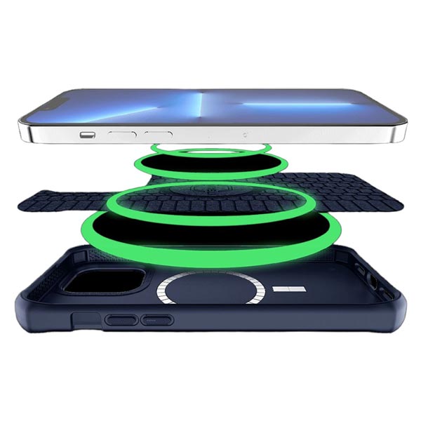 ITSKINS Mag Ballistic Case (Suits iPhone 14 Pro) – Dark Blue – POP ...