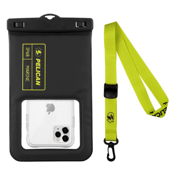 Pelican Waterproof Marine Floating Pouch - Black lime