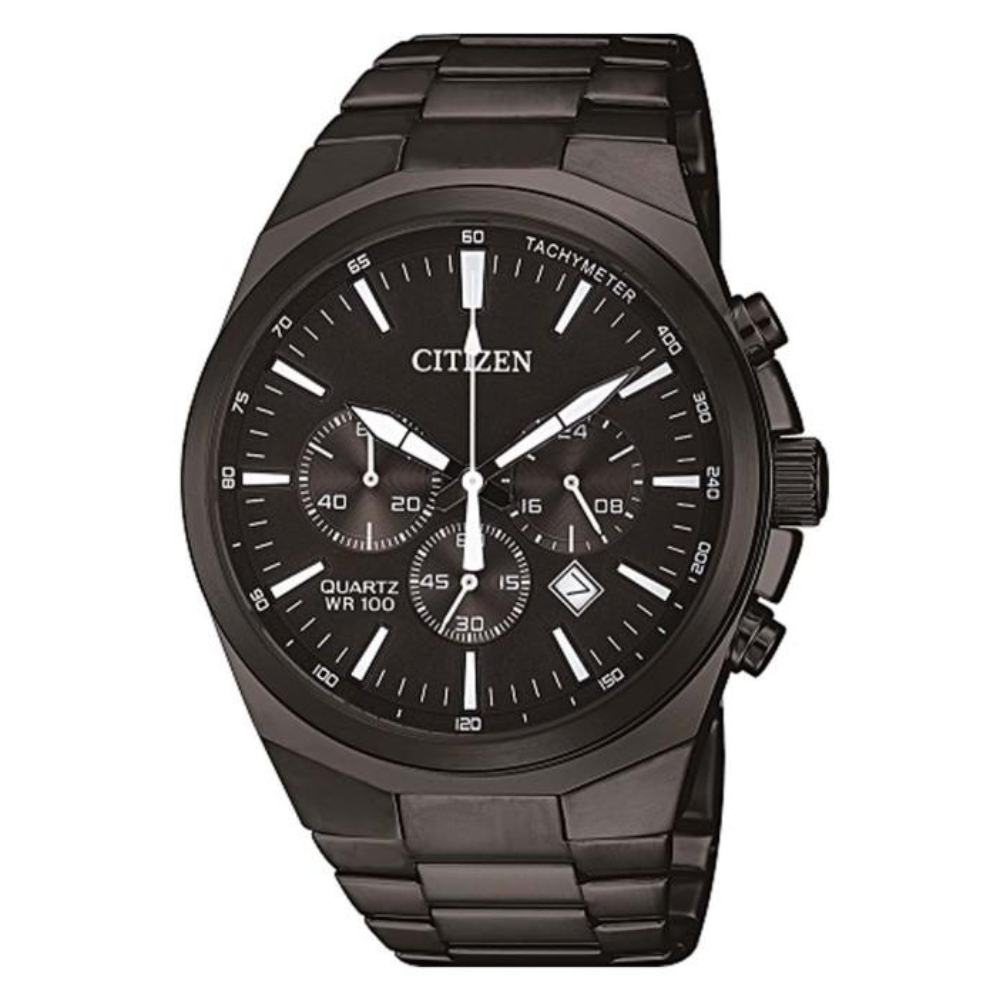 Citizen Chronograph Black Dial Stainless Steel Men’s Watch (AN8175-55E) - POP Phones, New Zealand