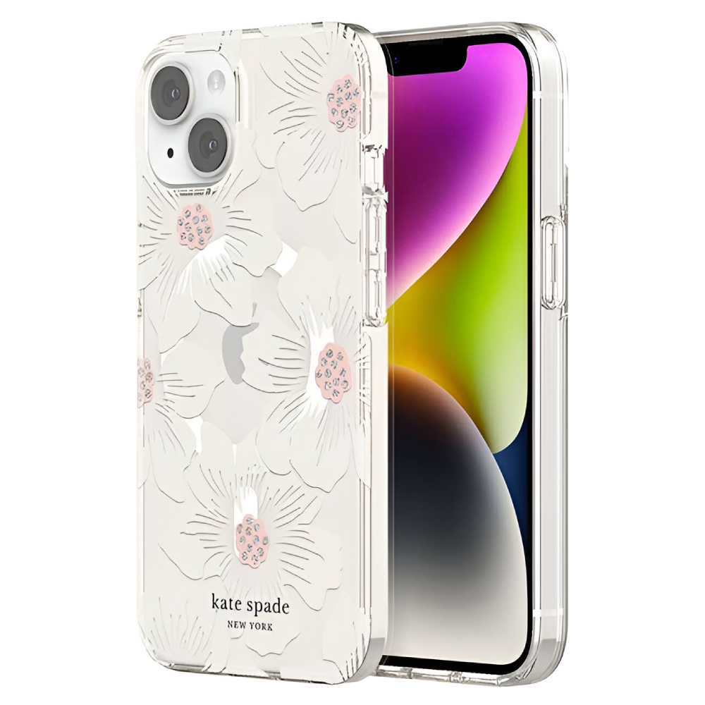 Kate Spade New York Hardshell MagSafe Case (Suits iPhone 15 Plus) - Hollyhock Floral - POP Phones, New Zealand