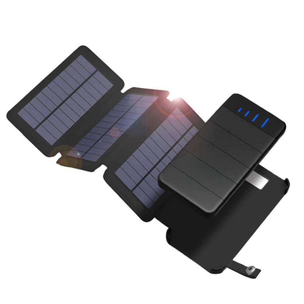 Cygnett ChargeUp Explorer 8K Power Bank + Detachable Solar Panels & LED Torch – Black - POP Phones, New Zealand