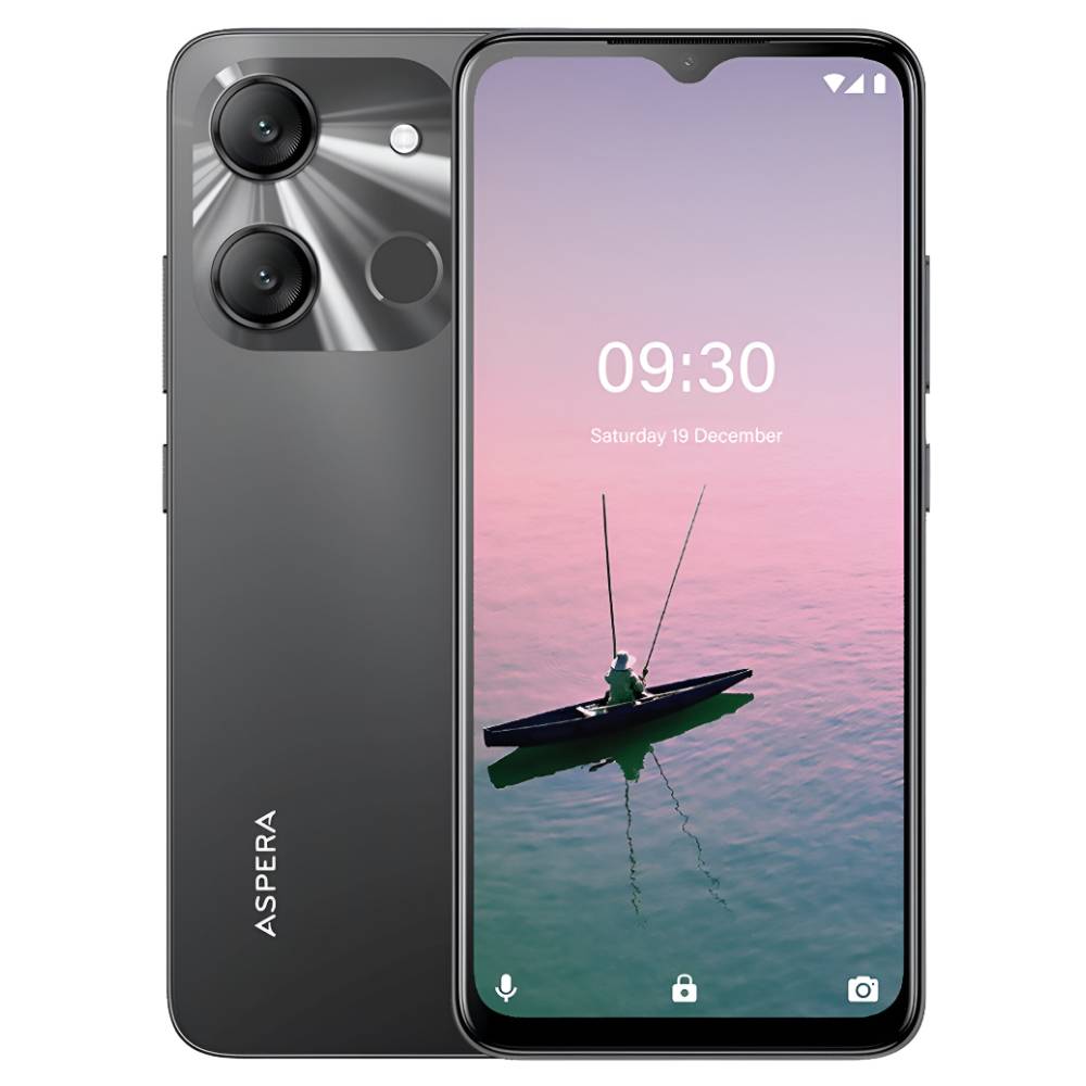 Aspera Nitro 2 (Dual Sim, 6.6-inch, 3GB RAM+64GB Storage) – Black - POP Phones, New Zealand