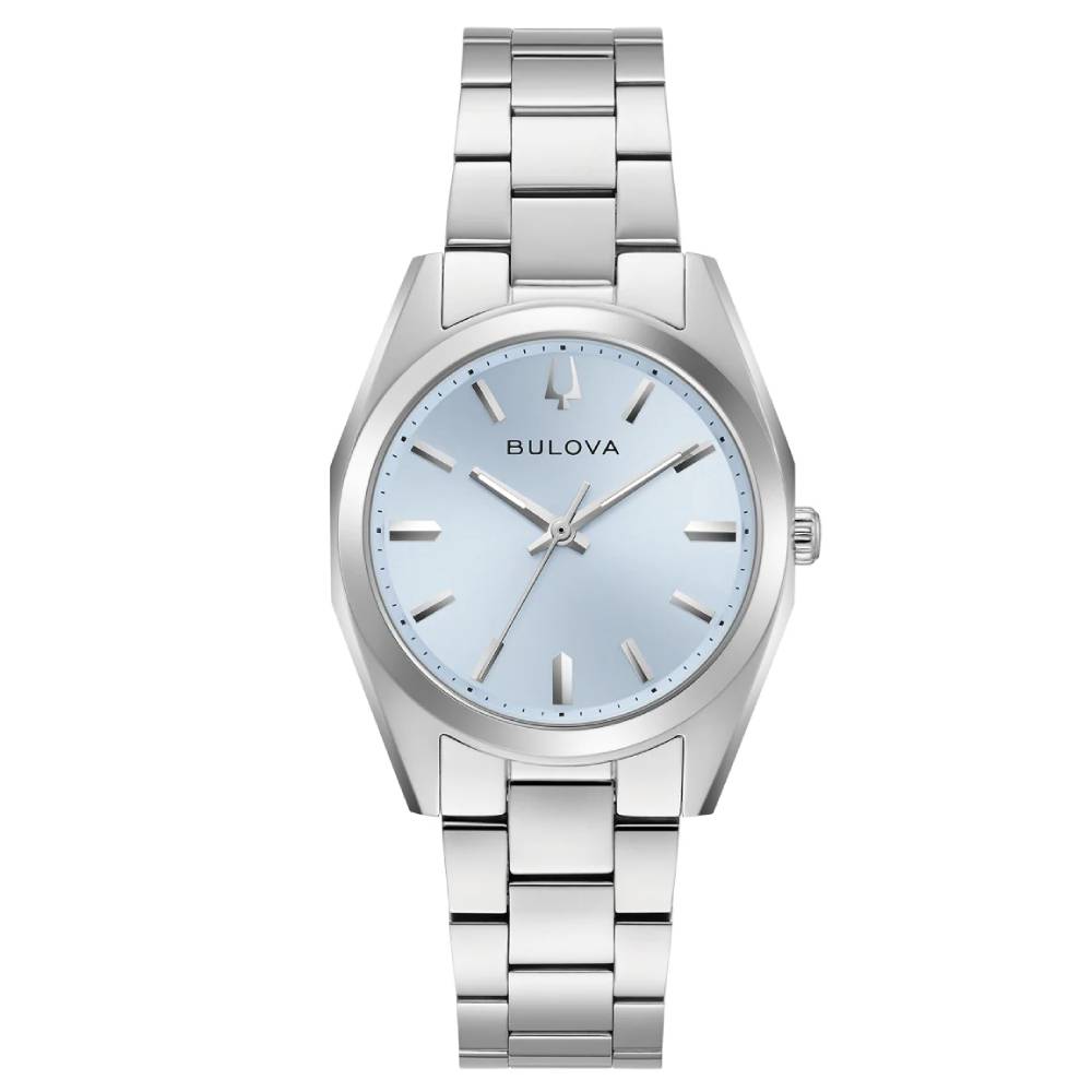 Bulova Classic Surveyor Blue Dial Women’s Watch (96L346) - POP Phones, New Zealand