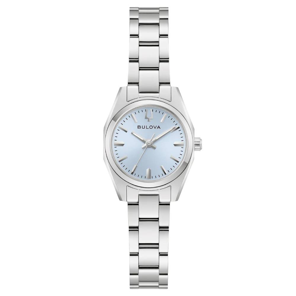 Bulova Surveyor Mini Light Blue Dial Women’s Watch (96L345) - POP Phones, New Zealand