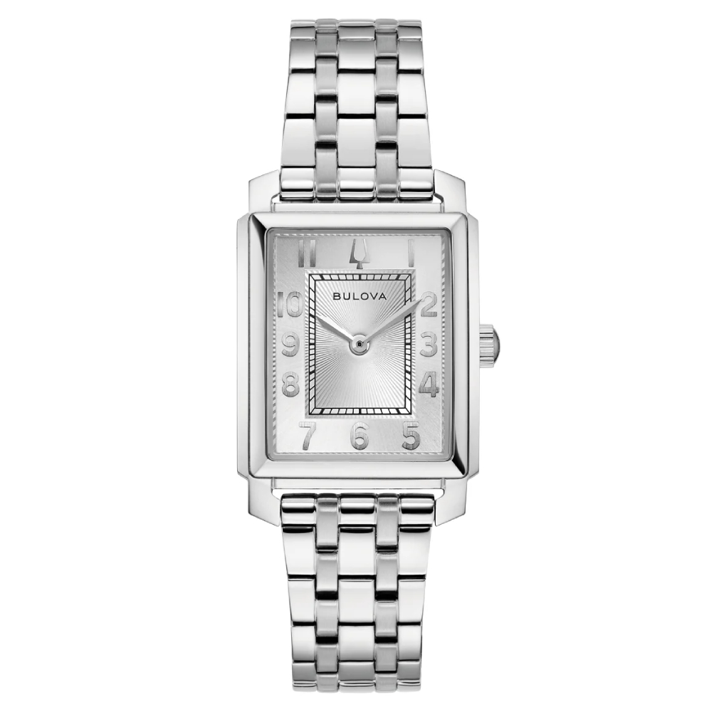 Bulova Sutton Silver Dial Stainless Steel Women’s Watch (96L349) - POP Phones, New Zealand