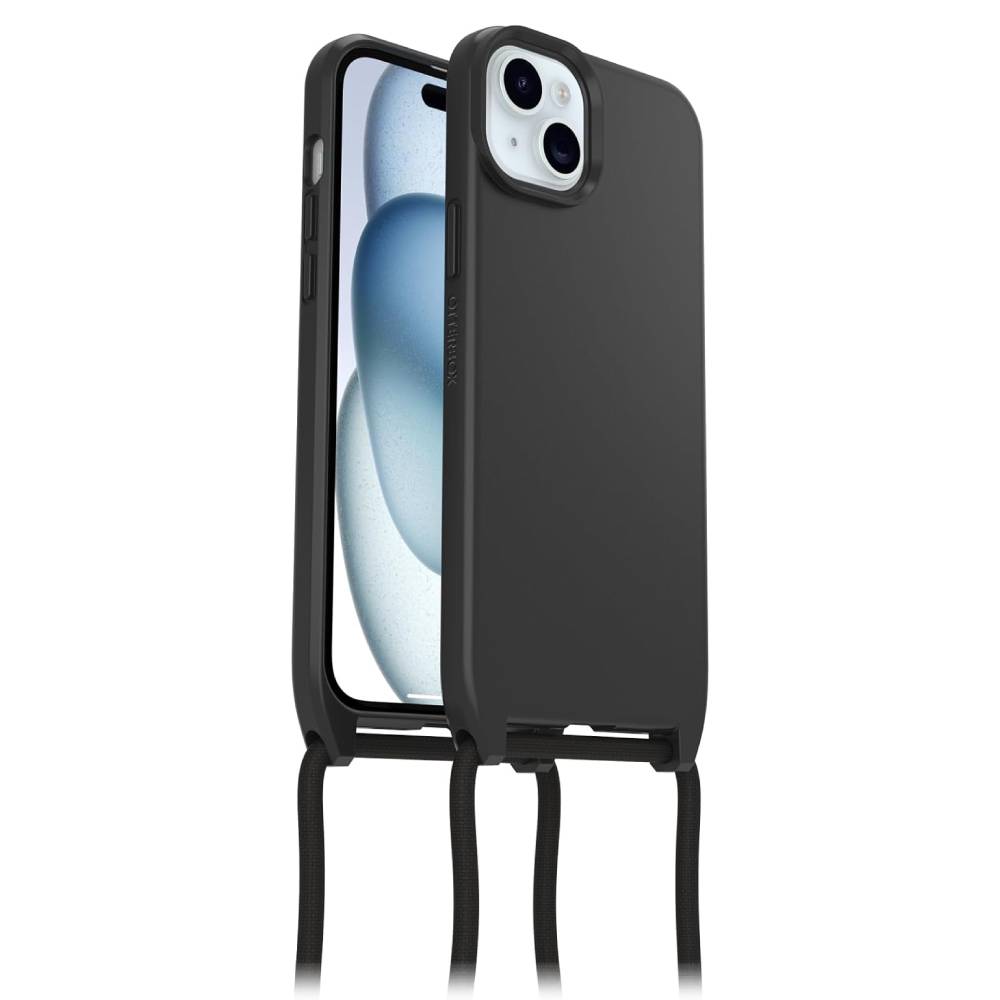 OtterBox React Necklace Lanyard Strap MagSafe Case (Suits iPhone 15 Plus/ 14 Plus) – Black - POP Phones, New Zealand