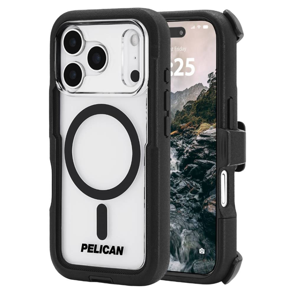 Pelican Voyager MagSafe Case with Holster (Suits iPhone 17 Pro) – Black - POP Phones, New Zealand