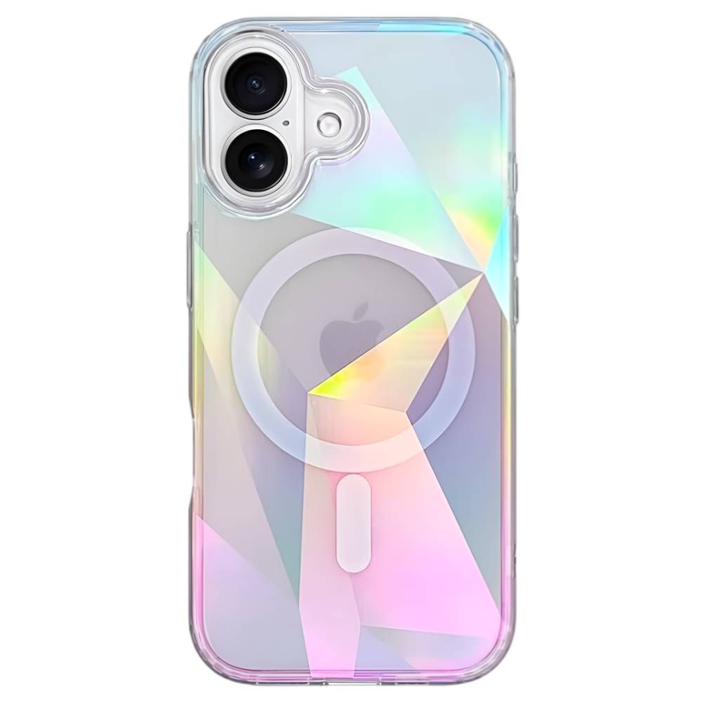 Soka Holographic MagSafe Case (Suits iPhone 17) – Iridescent - POP Phones, New Zealand