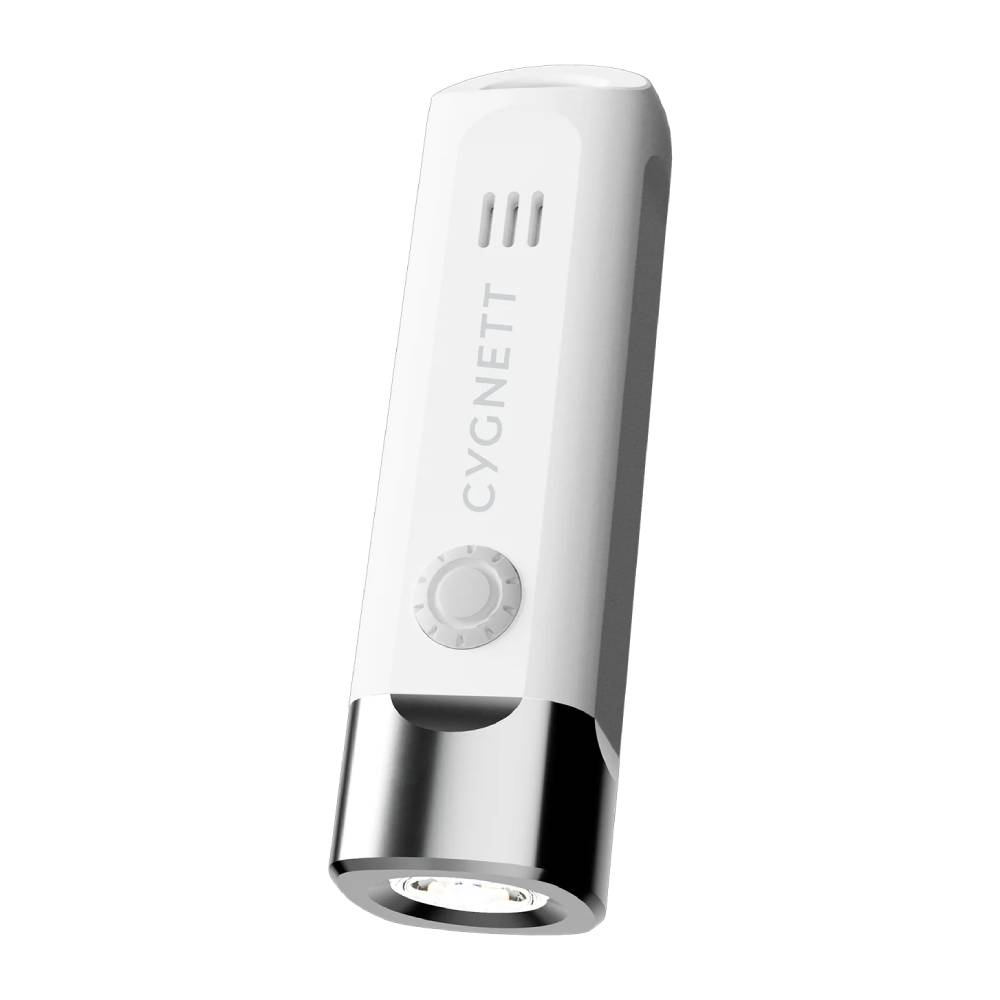 Cygnett Voyager Bluetooth Locator Pendant Torch with FindMy Google and Apple – White - POP Phones, New Zealand