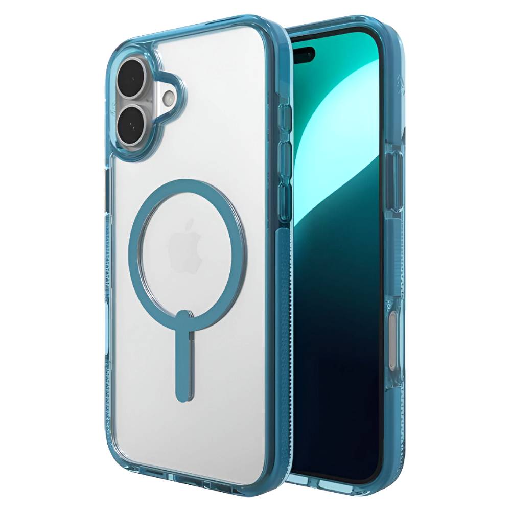 ZAGG Santa Cruz Snap MagSafe Case (Suits iPhone 16 Pro Max) – Retro Blue - POP Phones, New Zealand