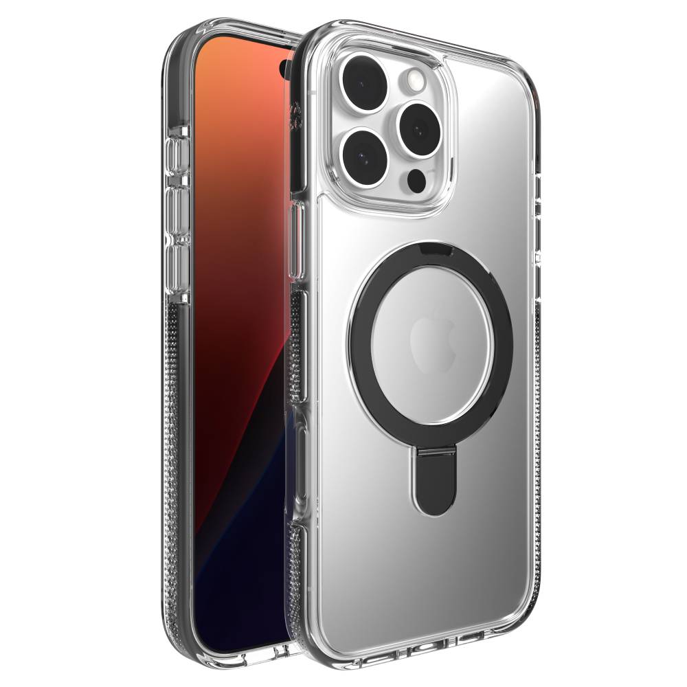 ZAGG Santa Cruz Snap Ring Stand Case (Suits iPhone 16 Pro Max) – Clear - POP Phones, New Zealand