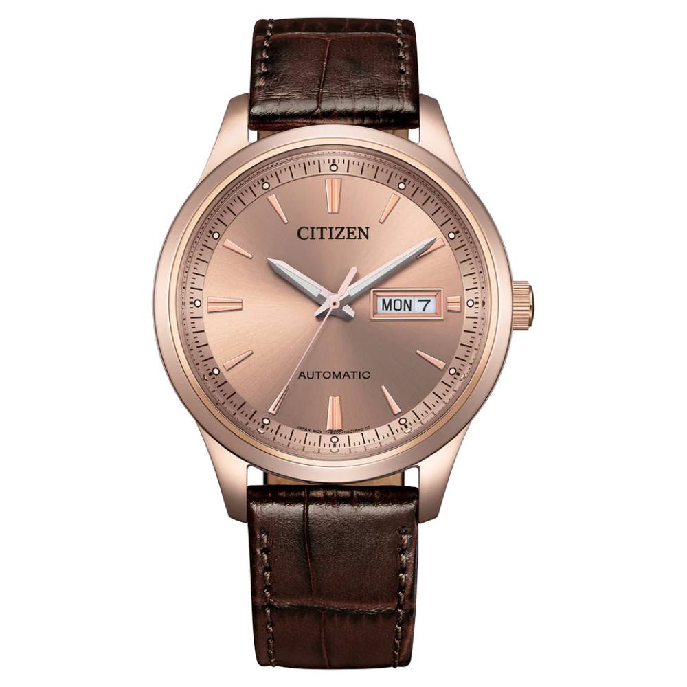 Citizen Mechanical Automatic Pink Gold Dial Male’s Watch (NY4062-04X) - POP Phones, New Zealand