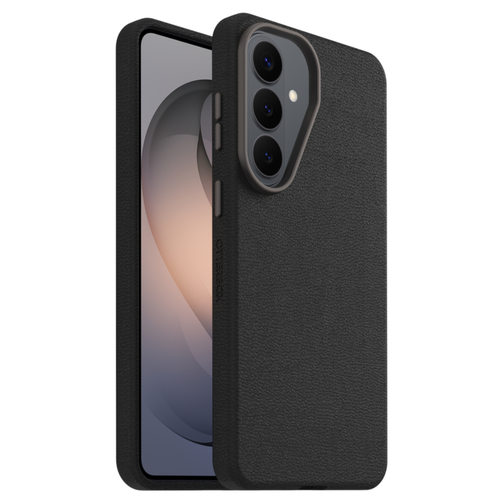 OtterBox Symmetry Cactus Leather Magnetic Case (Suits Galaxy S26 Plus) – Black - POP Phones, New Zealand