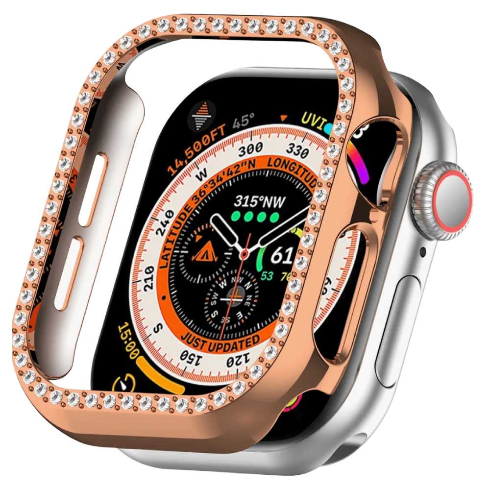 Soka Sparking Diamond PC Case for Apple Watch (38 MM) – Rose Gold - POP Phones, New Zealand