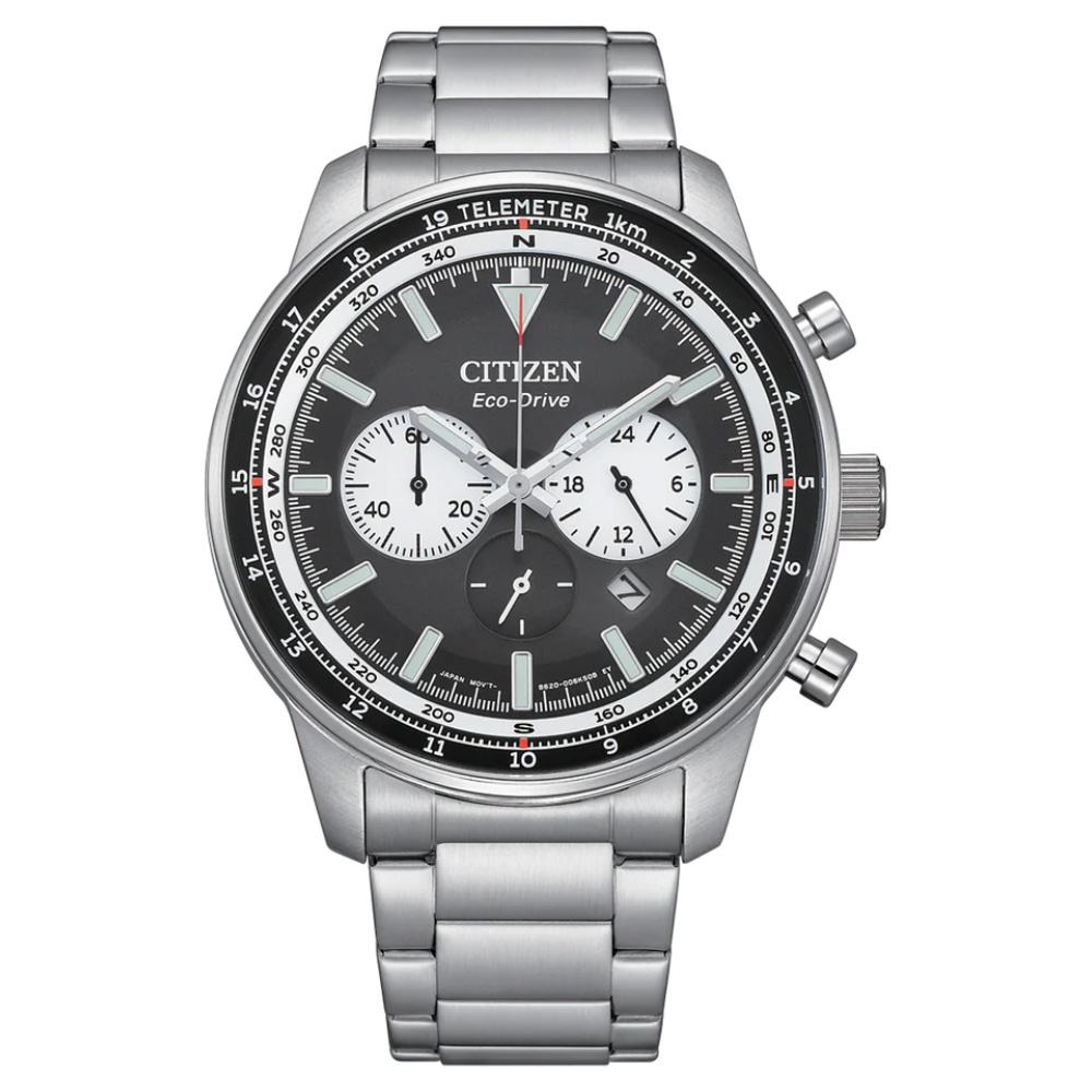 Citizen Eco-Drive Chronograph Black Dial Men’s Watch (CA4500-91E) - POP Phones, New Zealand