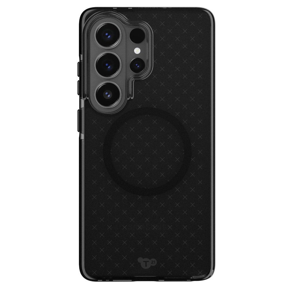 Tech21 EvoCheck Magnet Case (Suits Galaxy S26 Ultra) – Smokey/Black - POP Phones, New Zealand