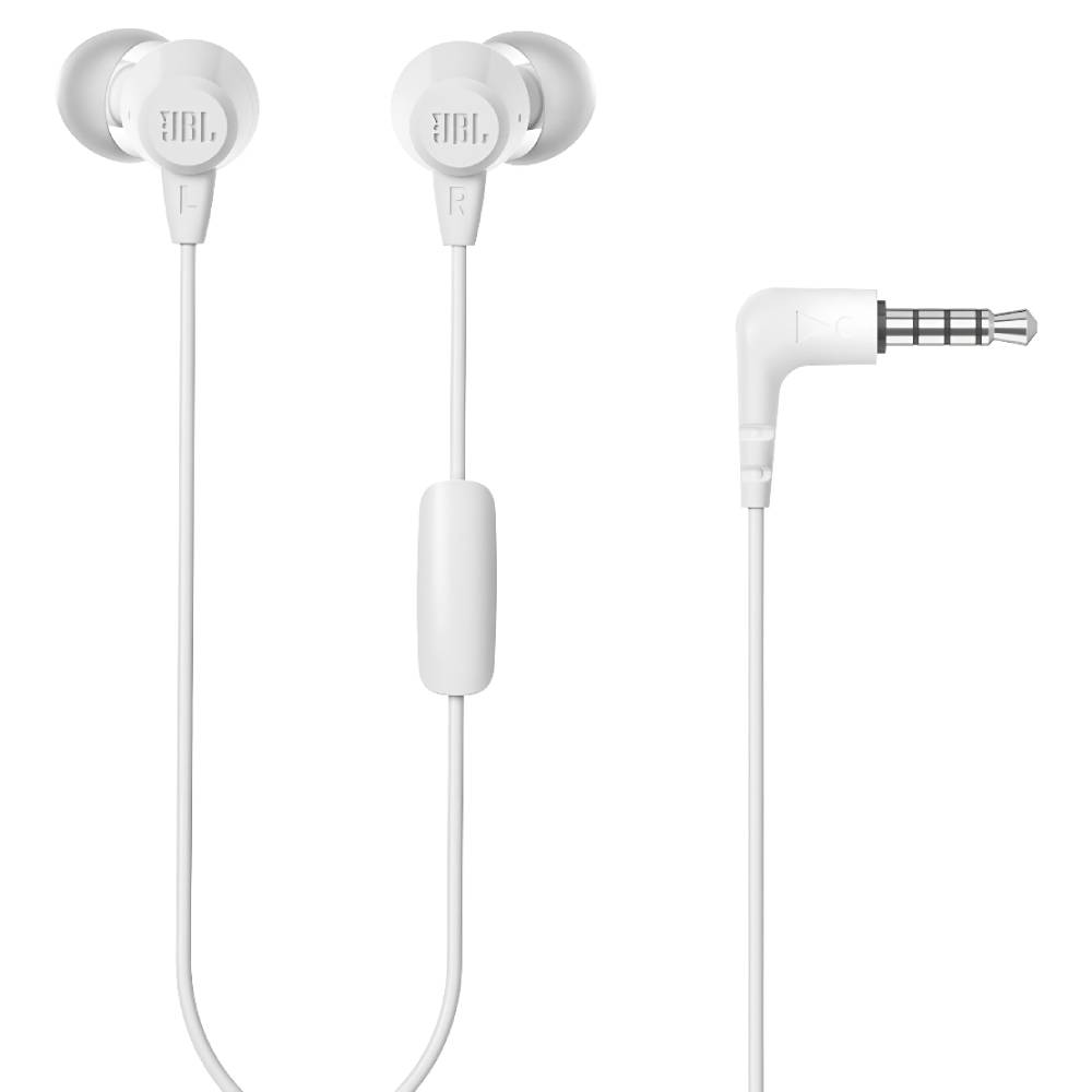 JBL C50HI In-Ear Headphones – White - POP Phones, New Zealand