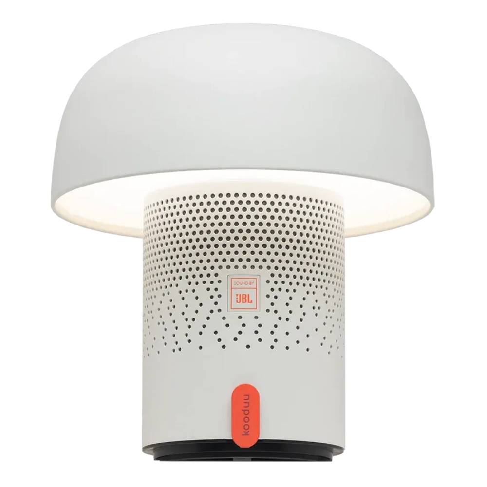 Kooduu Sensa Play JBL Speaker Lamp – Cloudy White - POP Phones, New Zealand