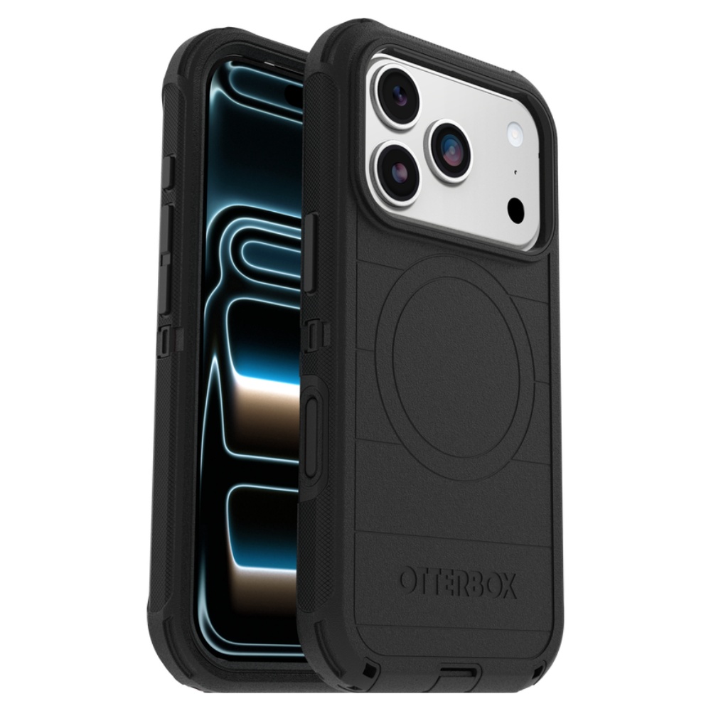OtterBox Defender Pro Magsafe Case (Suits iPhone 17 Pro) – Black - POP Phones, New Zealand