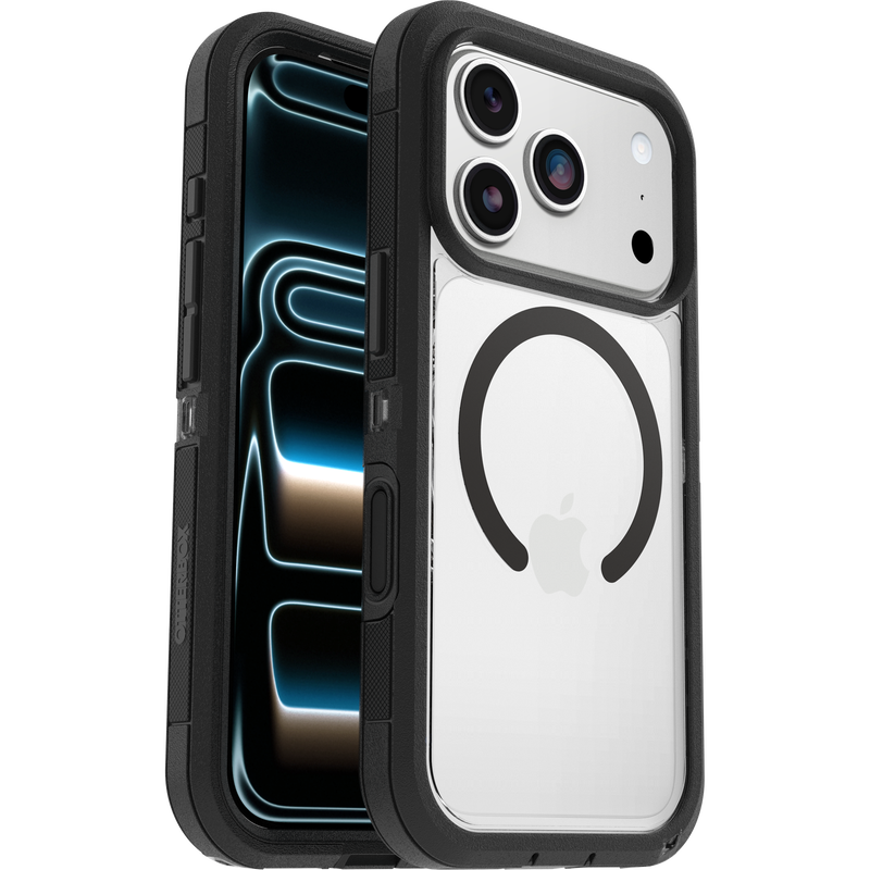 OtterBox Defender XT Pro MagSafe Case (Suits iPhone 17 Pro) – Dark Side Black - POP Phones, New Zealand