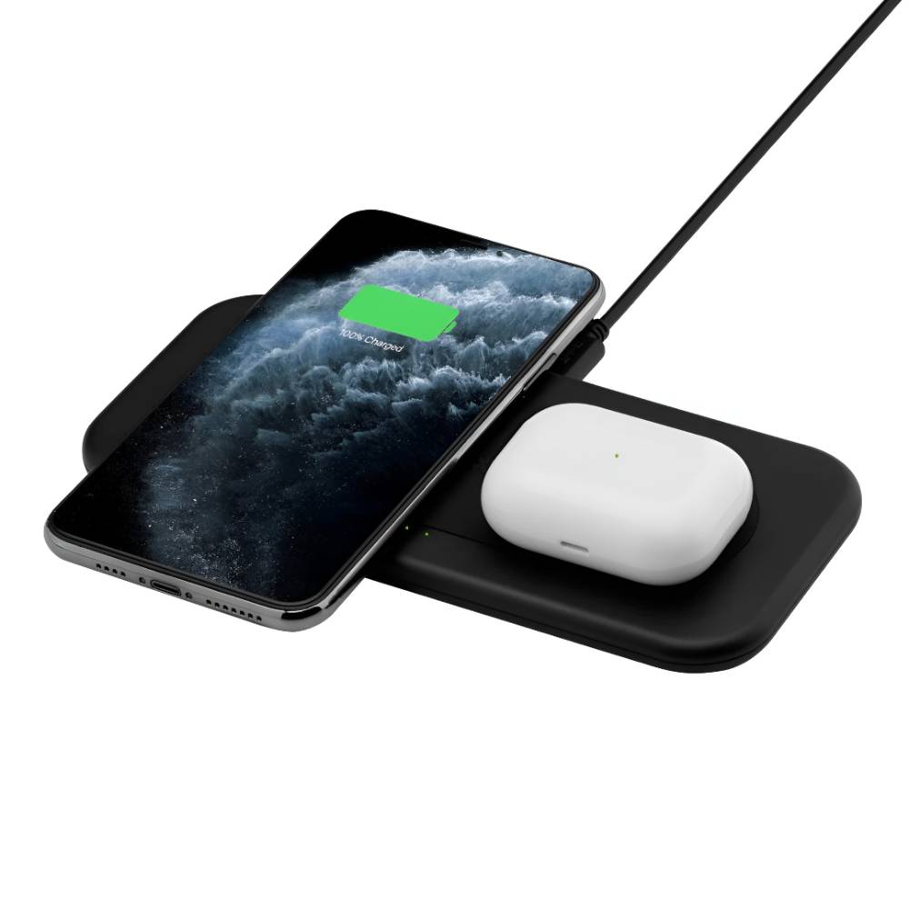 3sixT Karma 15W Dual Wireless Charger with Adapter – Black - POP Phones, New Zealand