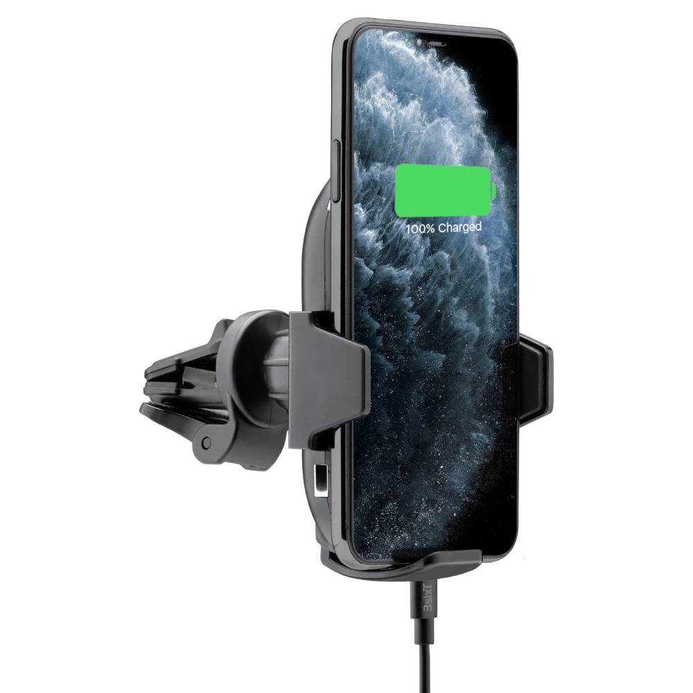 3sixT Prime Motorised Wireless Car Vent Mount Charger 15W (Black) - POP Phones, New Zealand