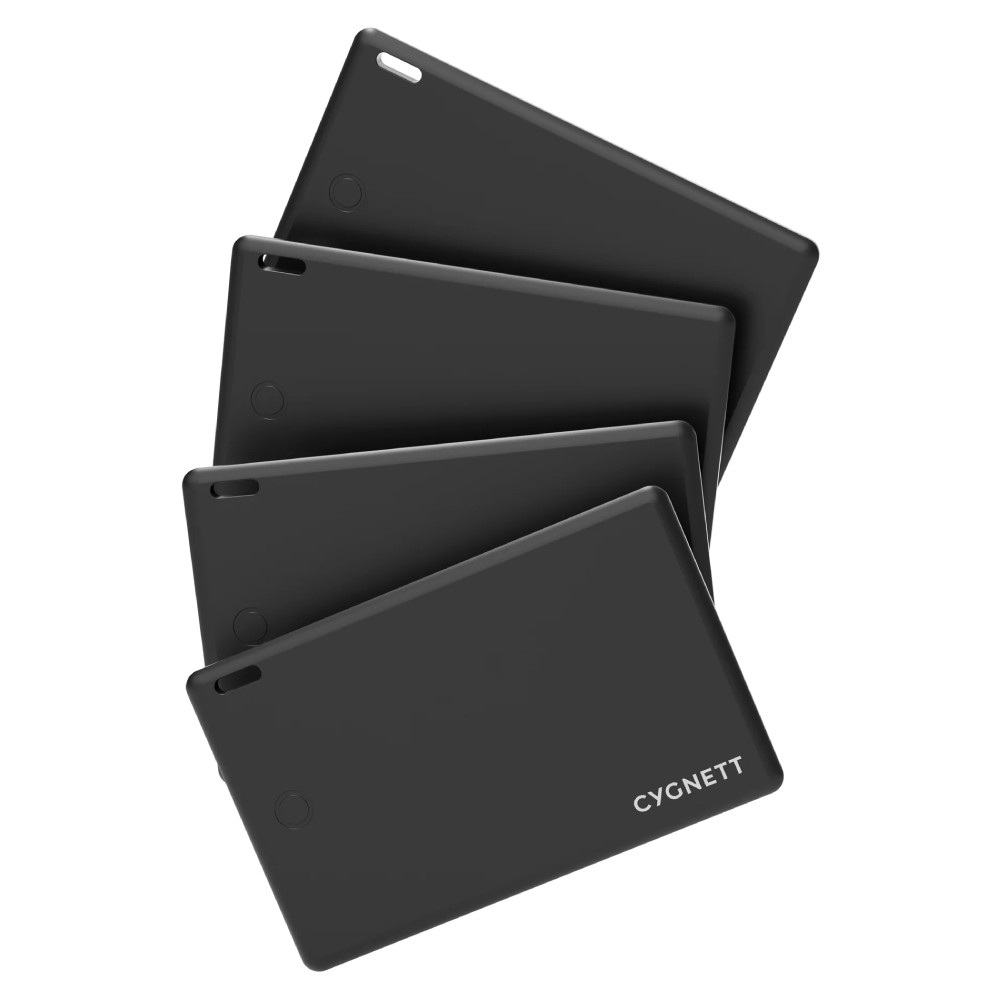 Cygnett Voyager Bluetooth TravelTag 4 Pack with Wireless Recharging – Black - POP Phones, New Zealand