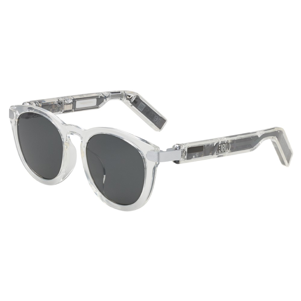 JBL SoundGear Frames Round Glasses (Pearl) - POP Phones, New Zealand