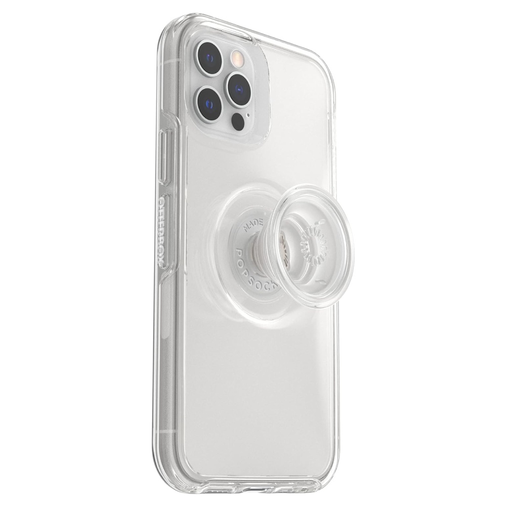 OtterBox Otter+Pop Symmetry Series Case (Suits iPhone 12 Pro Max) – Clear - POP Phones, New Zealand