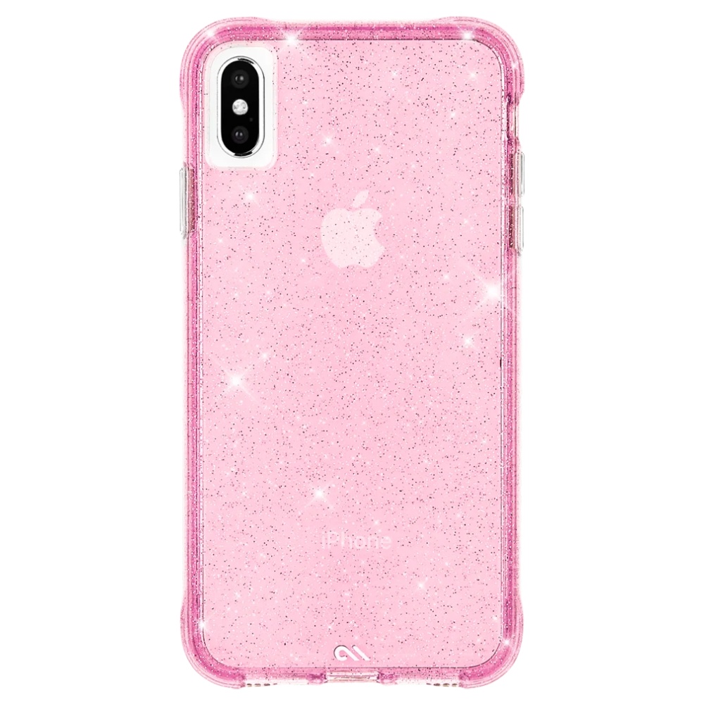 Case-Mate Sheer Crystal Glitter Case (Suits iPhone X/Xs) – Blush Pink - POP Phones, New Zealand