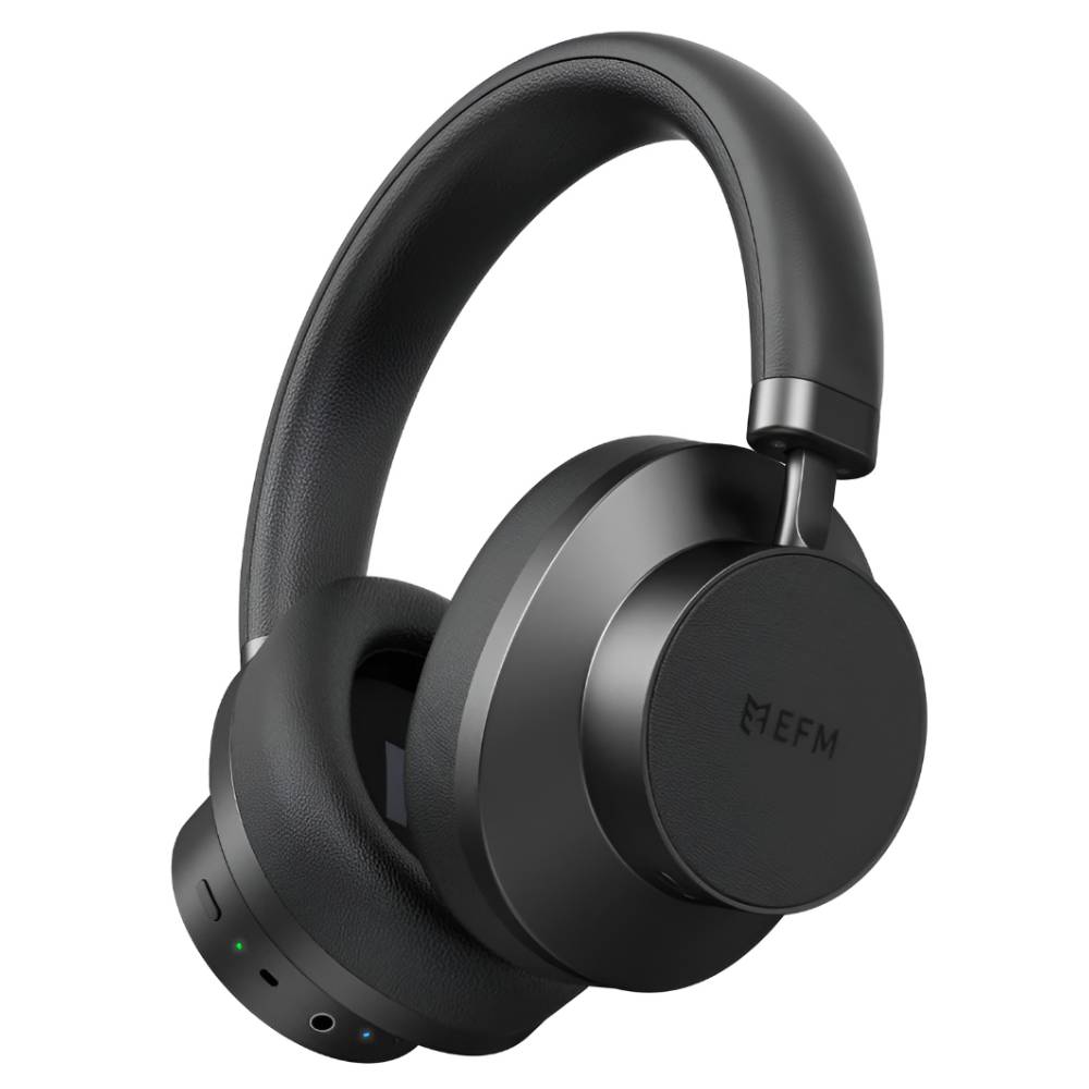 EFM Austin Studio Pro Over Ear Headphones With Hybrid ANC (Black) - POP Phones, New Zealand