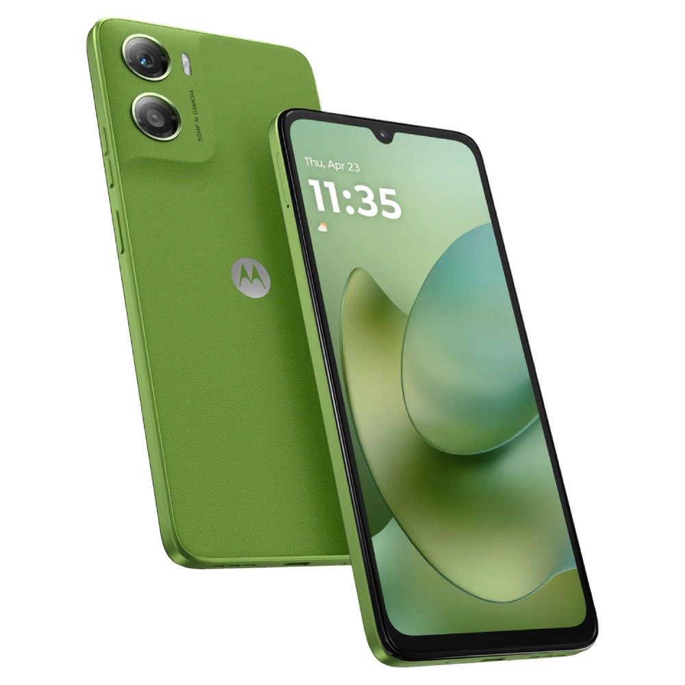 Motorola moto G06 4G (6.88-inch, 4GB RAM+64GB Storage) – Pantone Tendril - POP Phones, New Zealand